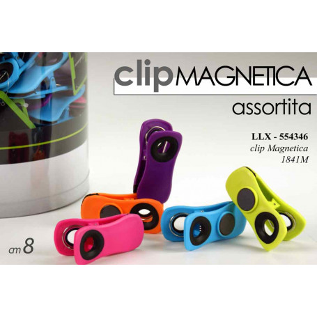 CHIUDIPACCO MAGNETICO ASS 8CM