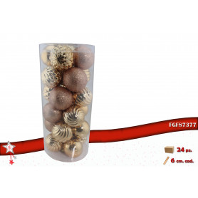 CONF.24 PALLINE MIX BRONZO