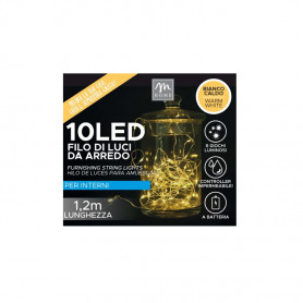 FILO 10 LED BIANCO CALDO