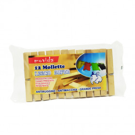 MOVIDA 12 MOLLETTE LEGNO SUPER ELEF