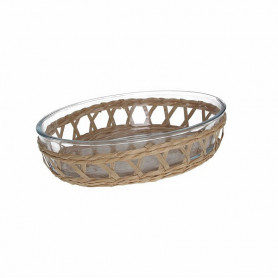 PIROFILA  OVALE CM 26X18    CLEAR
