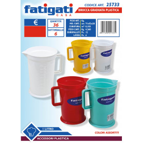 BROCCA GRADUATA PLAST.1 LITRO