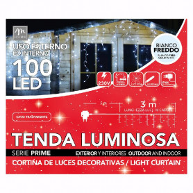 TENDA 100 LED  COLORE BIANCO DA EST