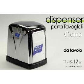 DISPENSER TOVAGLIOLI TAVOLO CROMATO