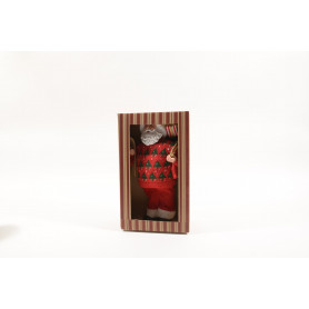 BABBO NATALE SCIATORE 25X12XH.40CM