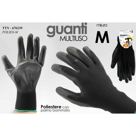 GUANTI MULTI USO M 20CM POLIES-