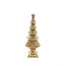 ALBERO DI NATALE IN RESINA ORO  GLI
