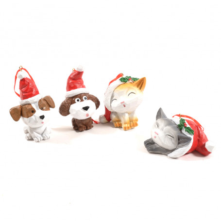 PENDENTE CUCCIOLO DI NATALE IN  RES