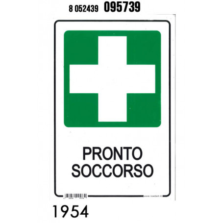 TARGHETTA  PRONTO SOCCORSO 20*30CM