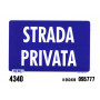 TARGHETTA STRADA PRIVATA 20*30CM J4